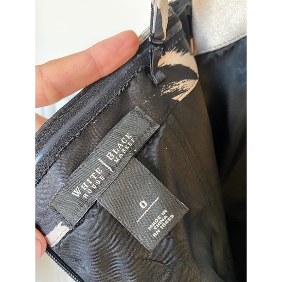 White House Black Market Satin Formal Dress - Picture 4 of 5